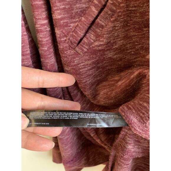 Anthropologie Saturday Sunday Tunic Dress Cowl Neck Long Sleeve Crochet Size L - Picture 12 of 16